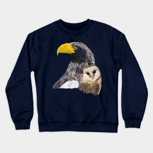 Pigargo and Owl Crewneck Sweatshirt